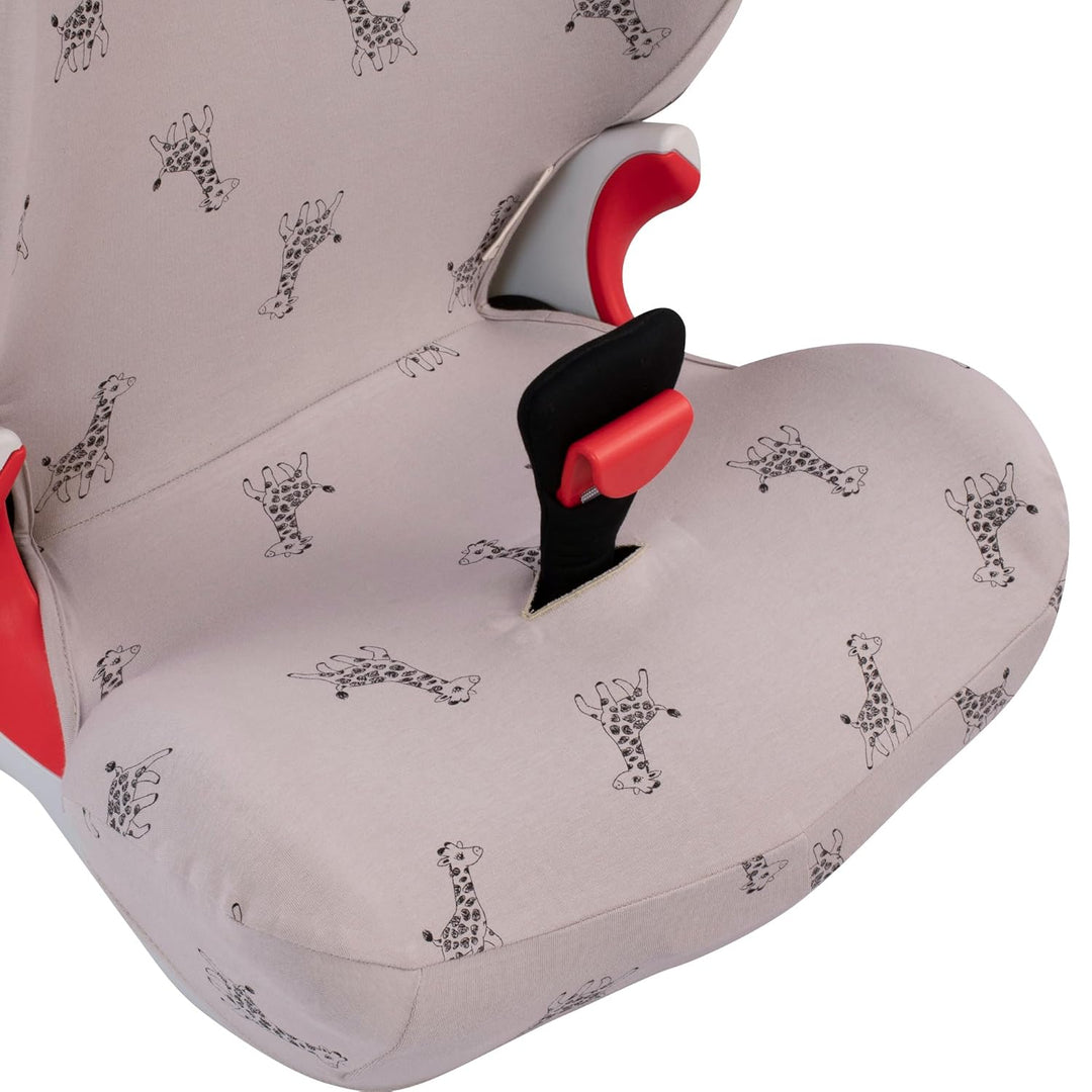 JYOKO Kids Bezug kompatibel mit Römer KIDFIX II XP SICT, kidfix 2 S, Kidfix Z - Line (Giraffe, MIT A