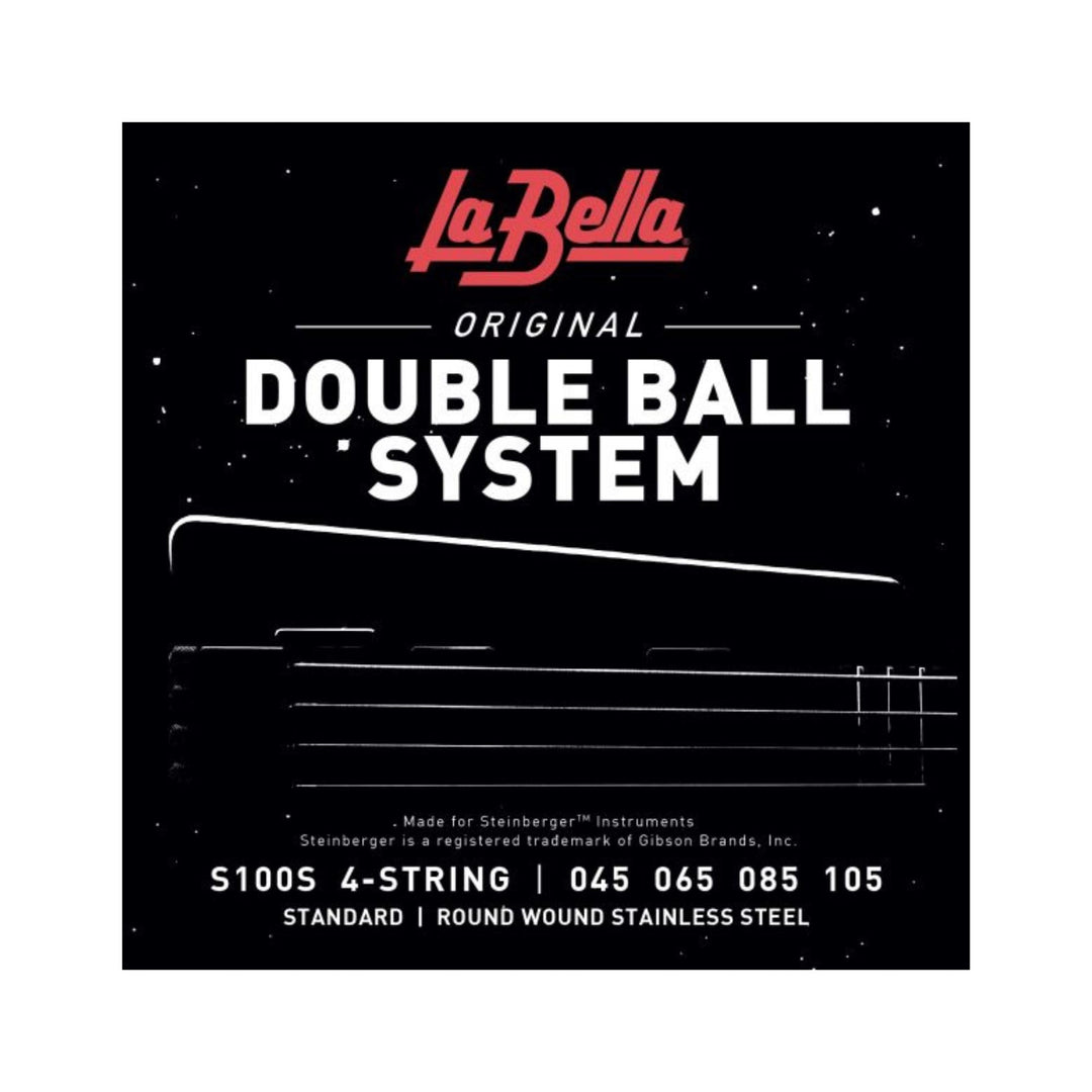 La Bella Bass S100S Double Ball 045/105, Saiten für Headless E-Bass, 45/105