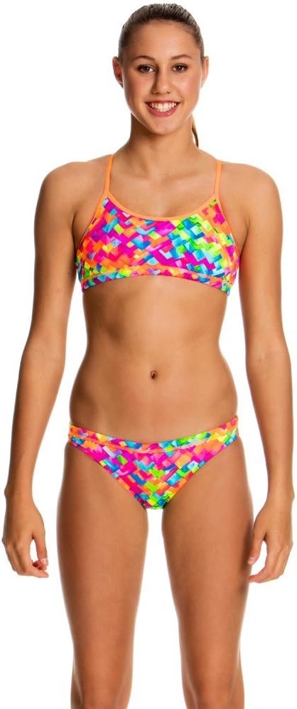 Funkita Schwimmbikini Set Racerback Stroke Rate Mädchen 140 Mehrfarbig, 140 Mehrfarbig