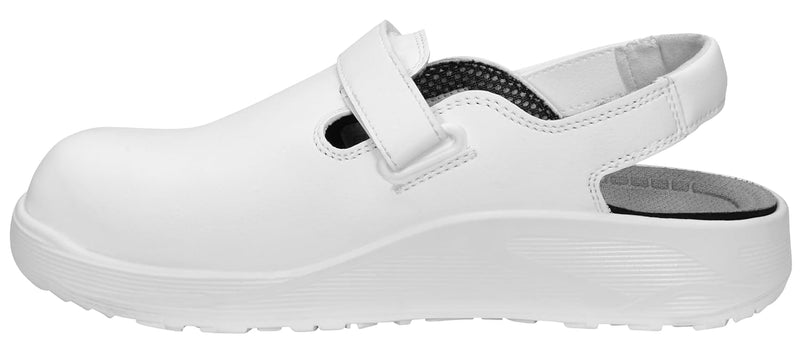 ELTEN Clog Michel White ESD OB, Herren, Textil, leicht, klassisch, Weiss, Grösse: 46 46 EU, 46 EU