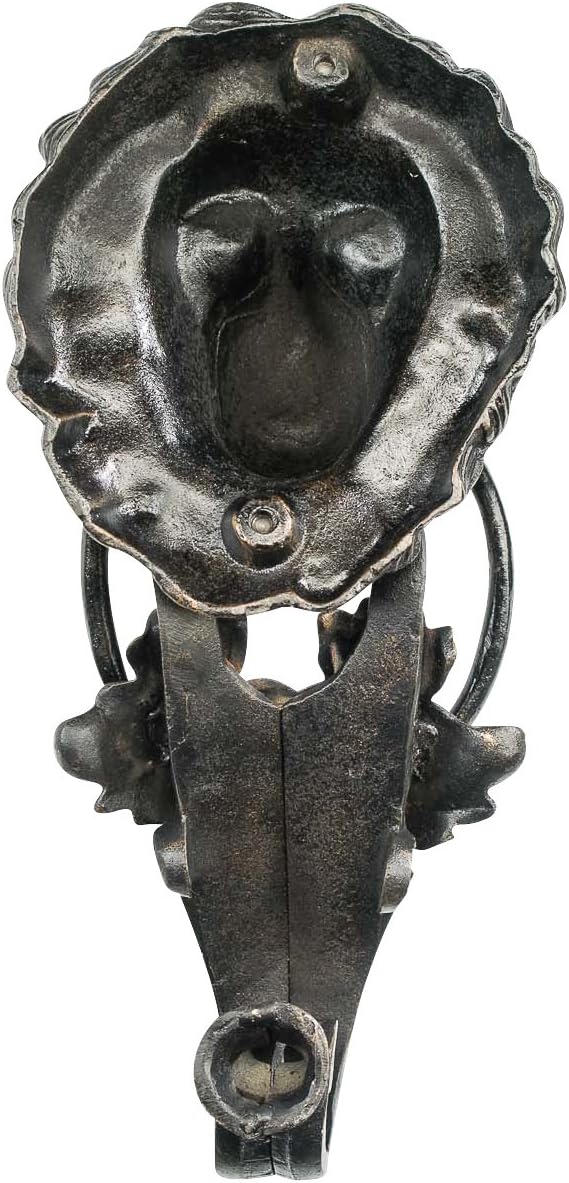 Historischer Türklopfer xxl 40cm 5kg Eisen Löwe antik Stil Türbeschlag Tür