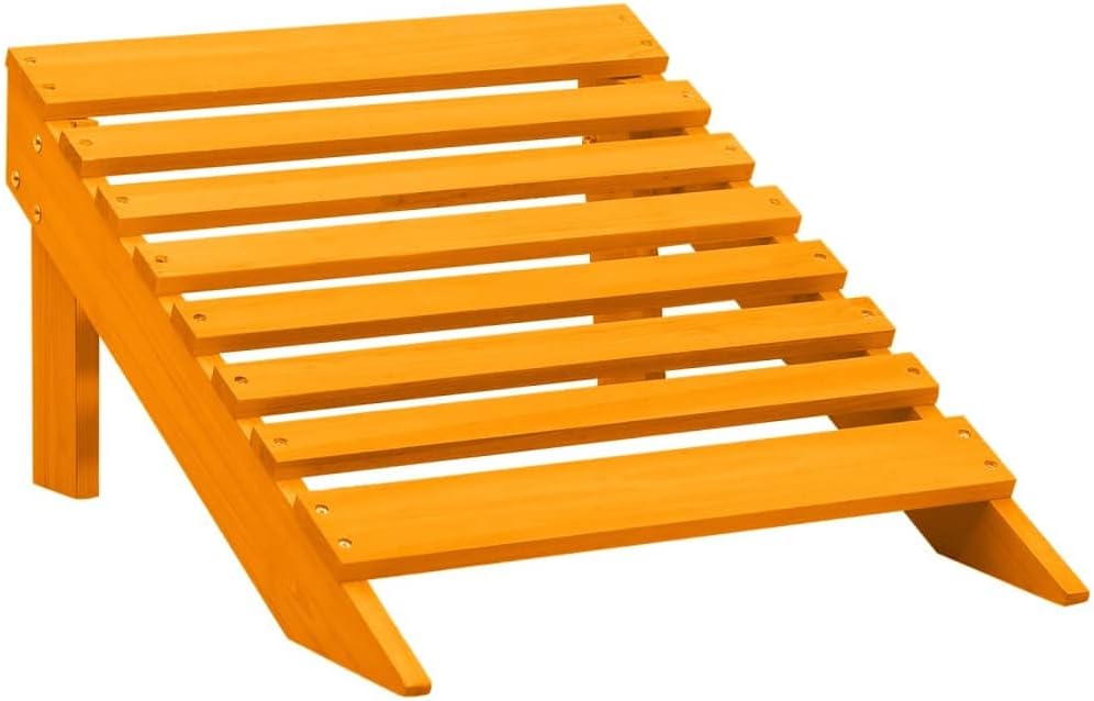 vidaXL Tannenholz Massiv Adirondack Gartenstuhl mit Fussstütze Liegestuhl Deckchair Gartenliege Gart