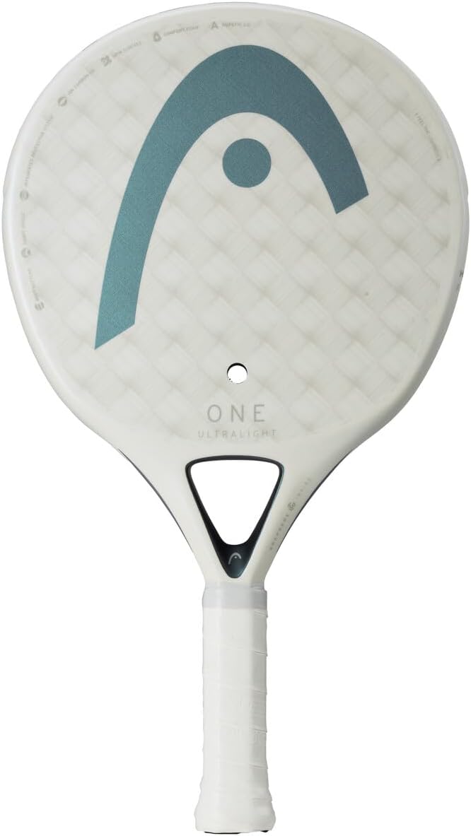 Head ONE Ultralight Padel Racket Paddle Series (White and Black Colors) One UltraLight (Weiss) (2250