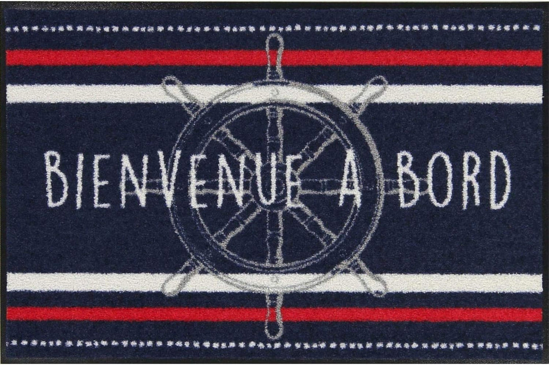 Salonloewe Fussmatte Bienvenue la Barra-maritime 50 x 75 cm Sauberlaufmatte