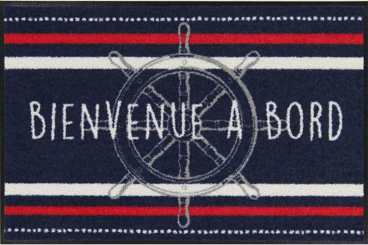 Salonloewe Fussmatte Bienvenue la Barra-maritime 50 x 75 cm Sauberlaufmatte