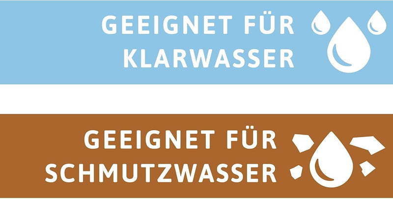 T.I.P. Schmutzwasser Tauchpumpe - Baupumpe Edelstahl (19.500l/h Fördermenge, 10,5m Förderhöhe, 1,05b