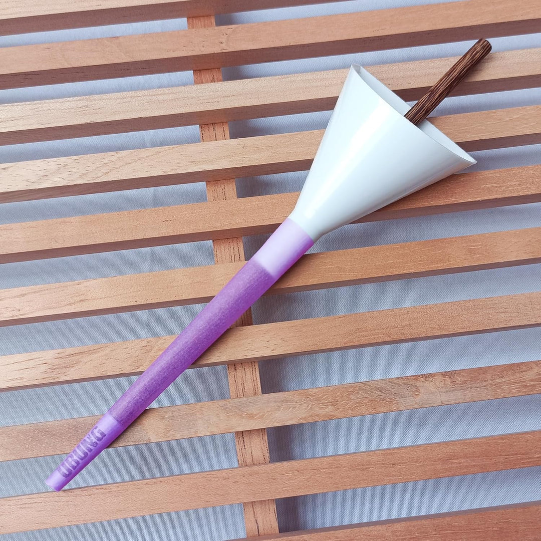 UBUNG 200 Stück Grosse Grösse Lila Konisch vorgedrehte Hülsen, King Size 108 mm Konisch Papiers Hüls