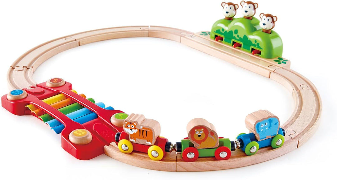 Hape E3825 Kleines Tier-Eisenbahnset