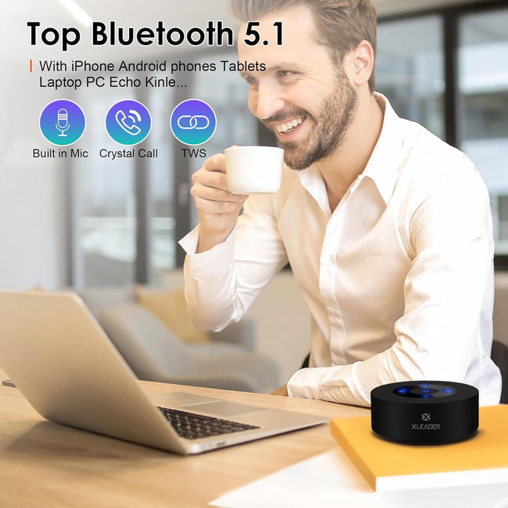 Xleader [Smart Touch Bluetooth Lautsprecher SoundAngel A8 (3rd Gen) Wireless Mini Lautsprecher mit T