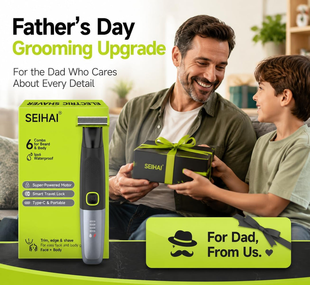 Intimrasierer Mann, All-in-1 Körperrasiere für Herren, USB-C Professioneller Body Trimmer Wasserdich