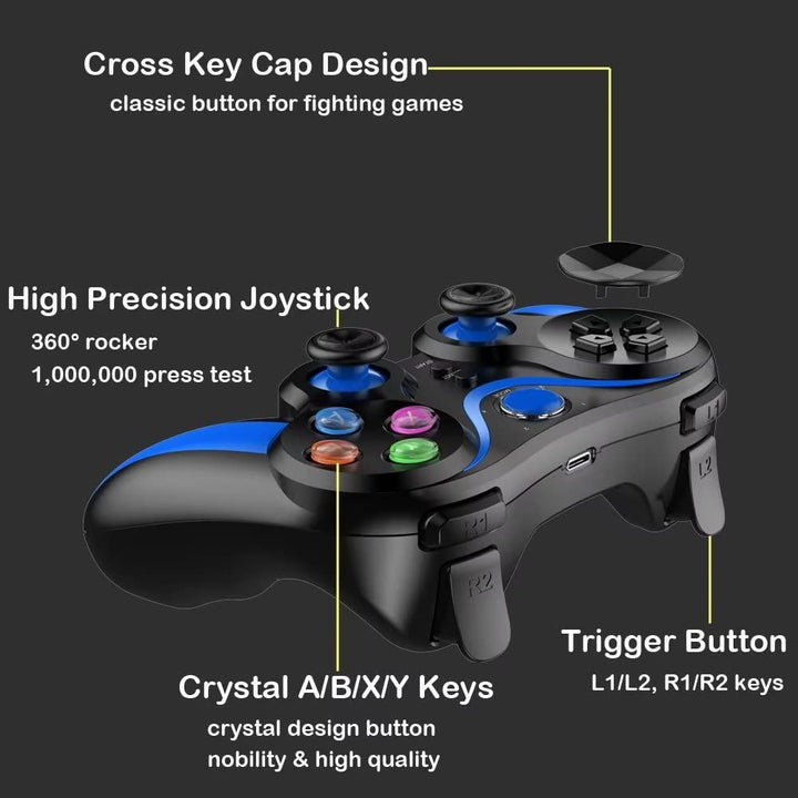 arVin Mobile Game Controller für iOS/Android, Wireless MFi Gamepad für iPhone 14/13/12/11, für Samsu