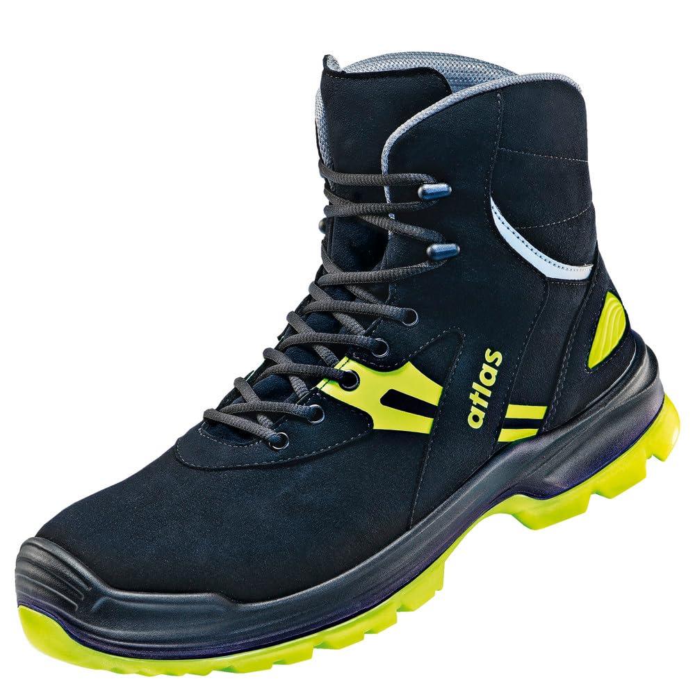 Atlas Blitzschuh 8265 HG XP S3 46 EU Schwarz Gelb, 46 EU Schwarz Gelb