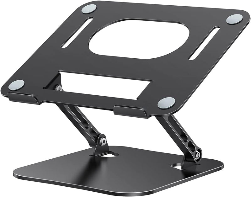 JOIOT Laptop Ständer Höhenverstellbar Laptop Stand Aluminium Laptopständer Faltbarer MacBook Ständer