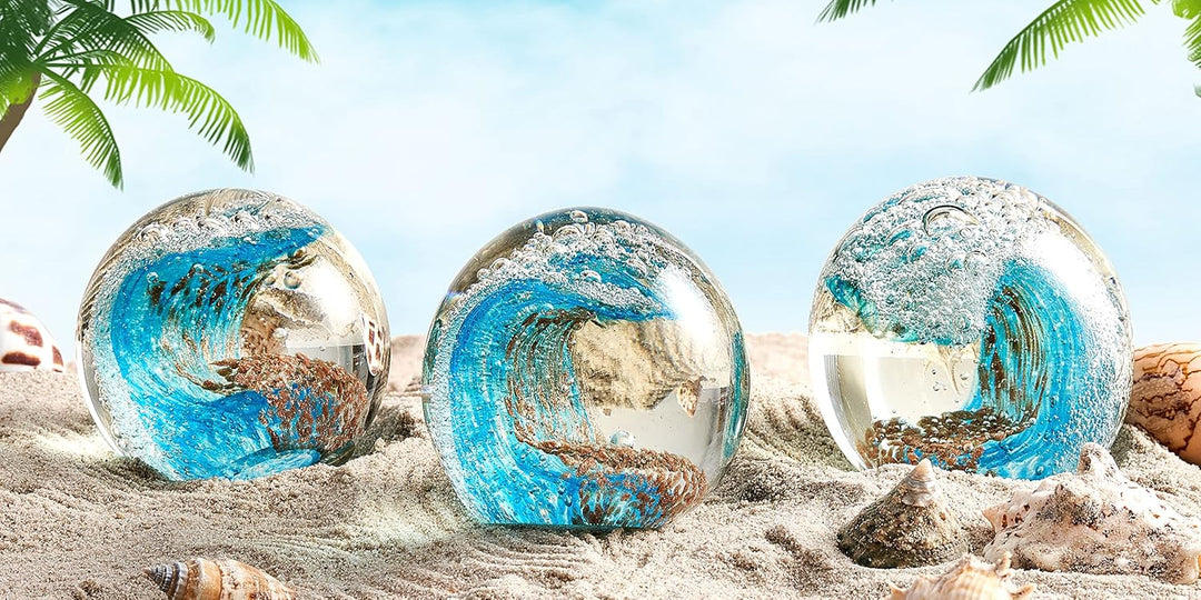 EUSTUMA Farbiges Glas Marine Life Statue, EIN Geschenk Für Marine Life Lovers Wohnkultur, Aquarium D