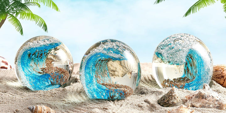 EUSTUMA Farbiges Glas Marine Life Statue, EIN Geschenk Für Marine Life Lovers Wohnkultur, Aquarium D