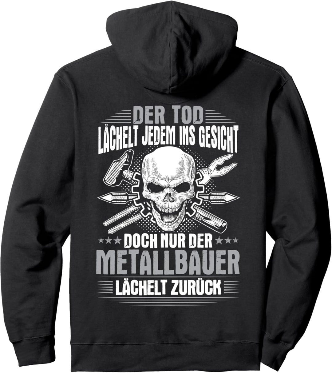 Lächeln Metallbauer Pullover Hoodie