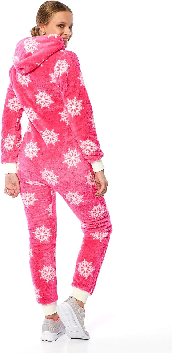 Crazy Age Teddyfleece Teddyfell Jumpsuit flauschig und kuschelig weich warm Einteiler Ganzkörperanzu