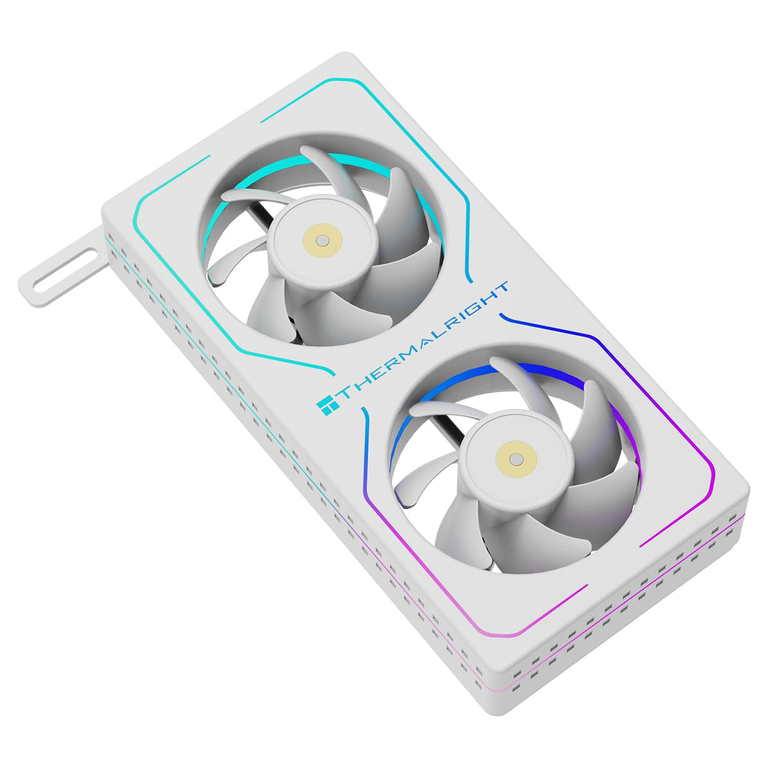 TR-Thermalright MC-2 ARGB White Kühler für RAM, hochwertige leise RAM-Kühllösung, 20,17 dBA geringe