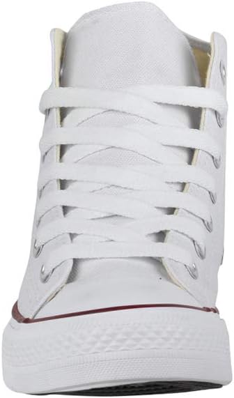 Elara Unisex Sneaker Sportschuhe High Top Turnschuh Chunkyrayan 36 EU Weiss Basic, 36 EU Weiss Basic