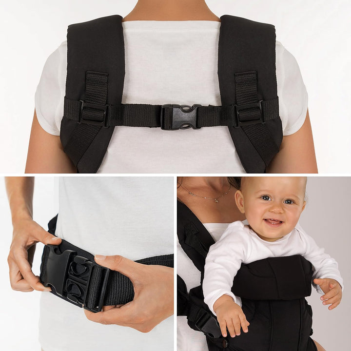 Fillikid - Ergonomische Babytrage/Kindertrage 4in1 - Bauchtrage, Rückentrage, variable Blickrichtung