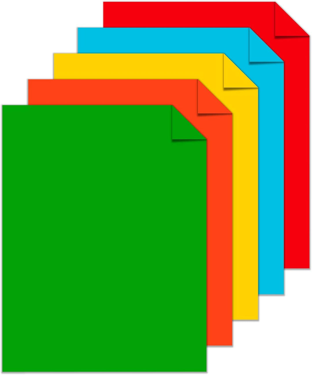 Neenah Astrobrights Kartonpapier, Eco 5-Farben-Sortiment, 250 Blätter, 8,5 x 11 Zoll, Eco