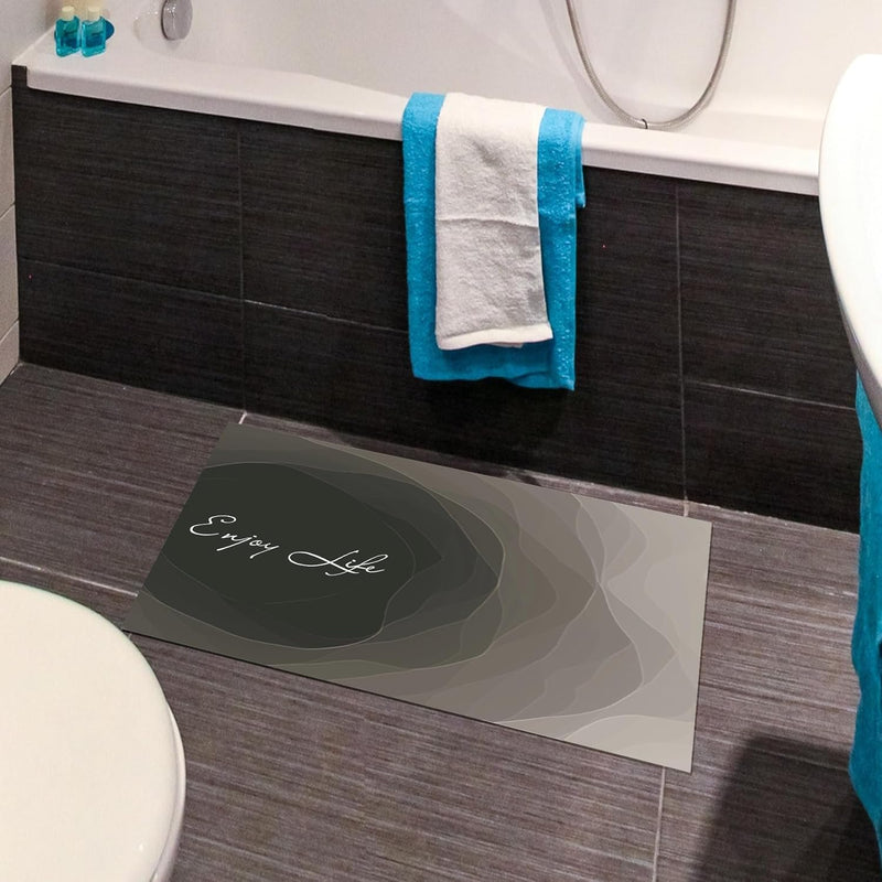 YeahBoom Super Absorbierende Bodenmatte,60 * 90cm Schmutzabweisend Bodenmatte Für Bad,rutschfest Küc