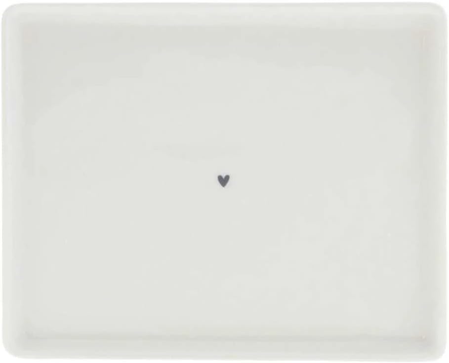 BC Butterdose BUTTER Heart Keramik weiss schwarz Küchenaccessoires Kochen Aufbewahrung gedeckter Tis