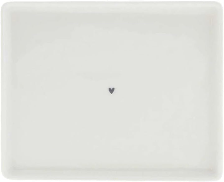 BC Butterdose BUTTER Heart Keramik weiss schwarz Küchenaccessoires Kochen Aufbewahrung gedeckter Tis
