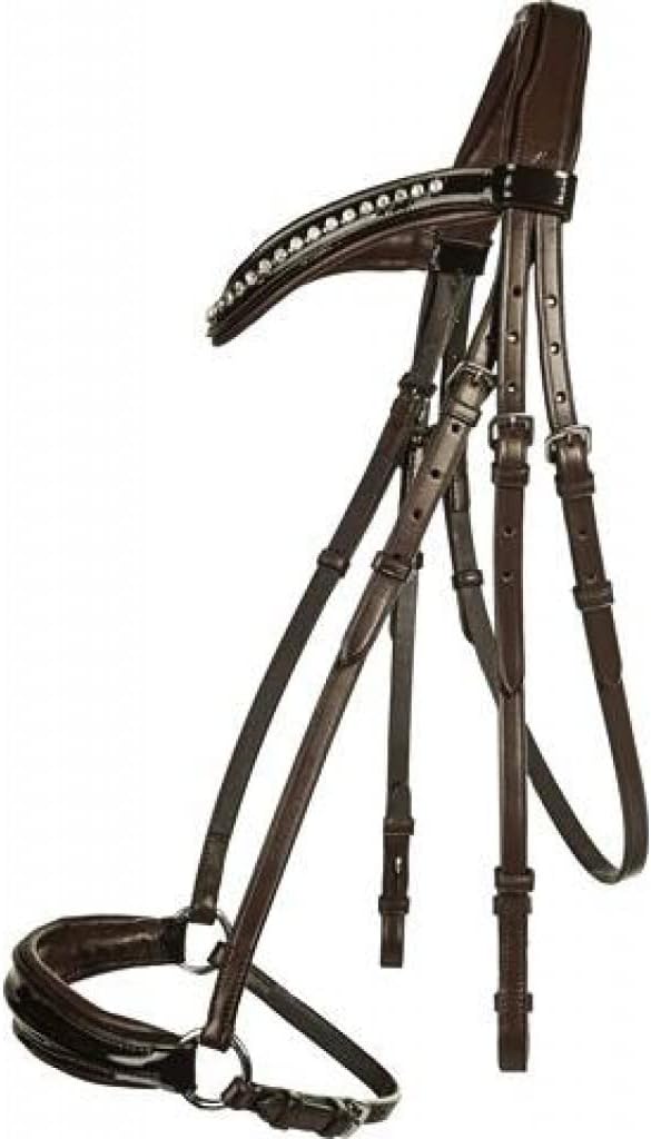 HKM Trensenzaum Carolin braun Pony S Single Braun, S Single Braun