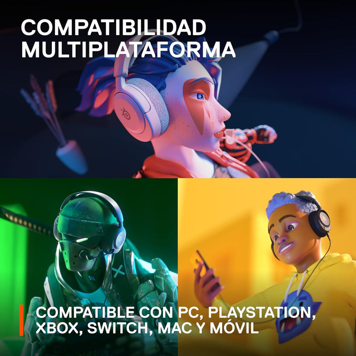 SteelSeries Arctis Nova 1 Multi-System-Gaming-Headset – HiFi-Treiber – 360° räumliches Audio – Komfo