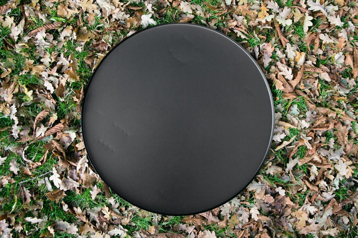 KUHEIGA Bodenplatte für unsere Feuerkörbe Funkenplatte Unterlegplatte Ø: 71cm mit Füssen