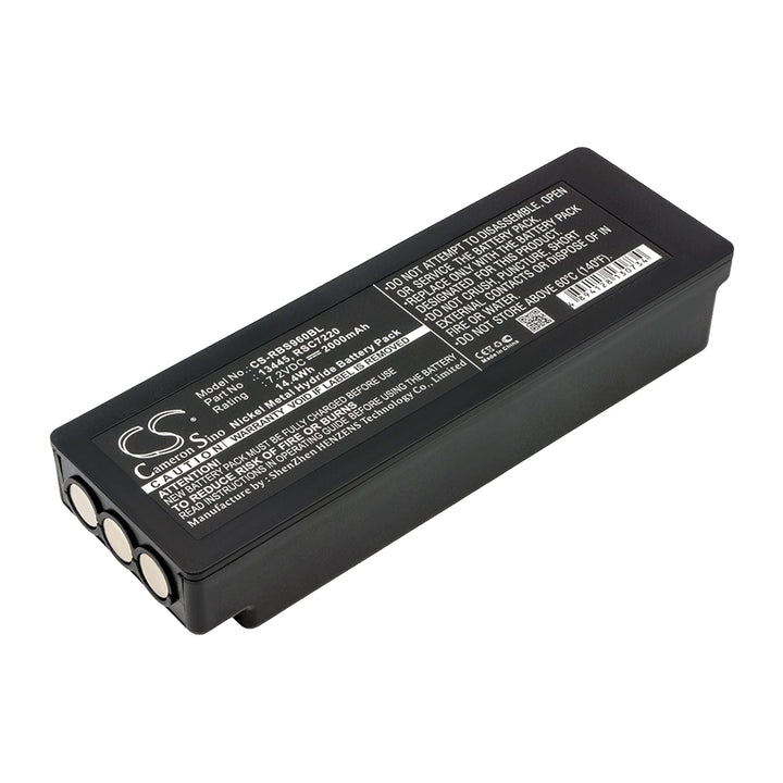 CS-RBS960BL Akkus, 2000 mAh, kompatibel mit [Scanreco] 16131, 590, 592, 790, 960, BS590, Cifa, EA251