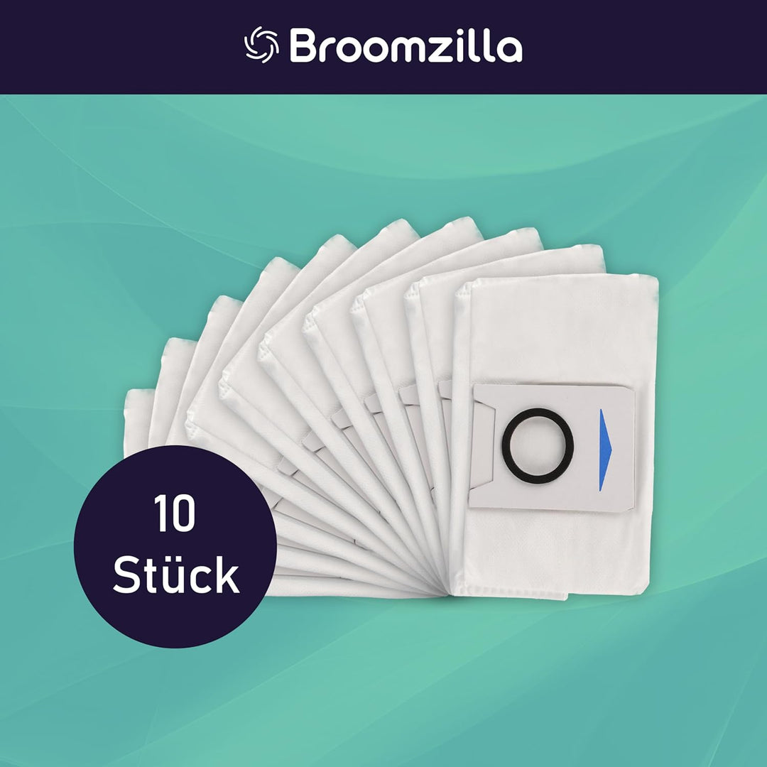 10 Stück Staubbeutel für Ecovacs Deebot X1 Omni / X1 e Omni / T20 Omni / T20e Omni Saugroboter Absau