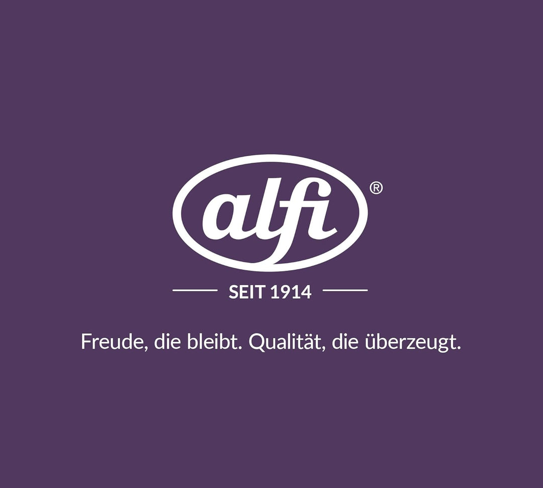 alfi SKYLINE 1,0l, deep lavender, Edelstahl-Isolierkanne mit hygienischem Hartglaseinsatz, Drehversc