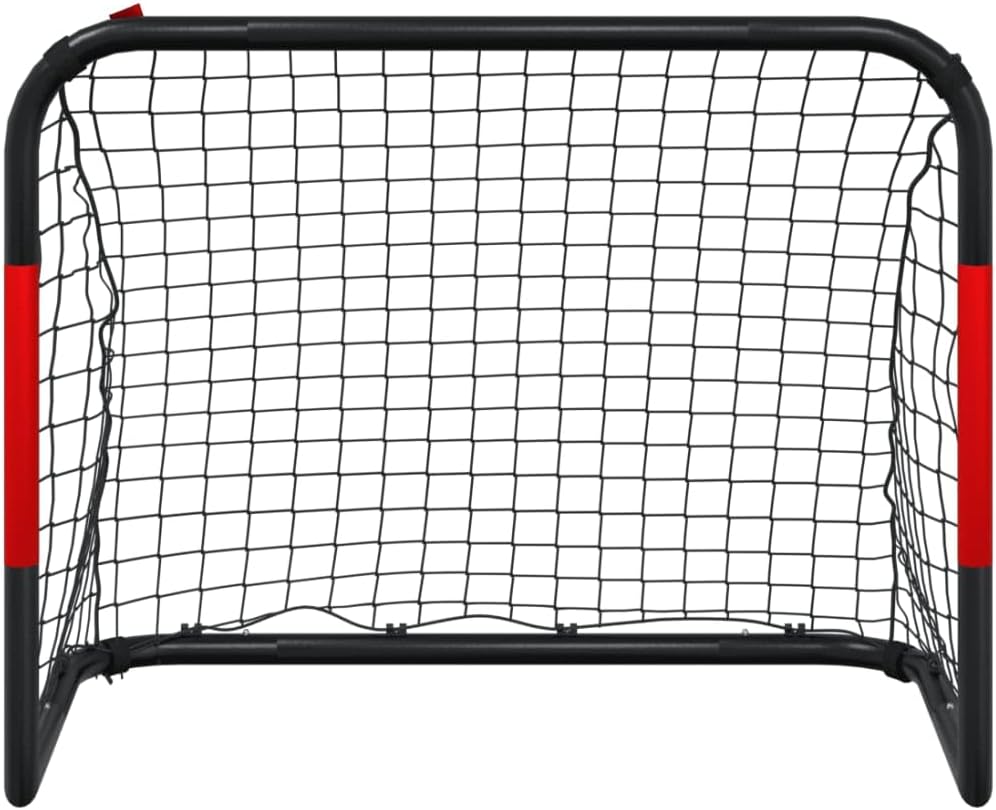 Fussballtor 90x48x71 cm für Garten, Stahl Fussballtor mit Netz für Kinder und Erwachsene, Robustes T