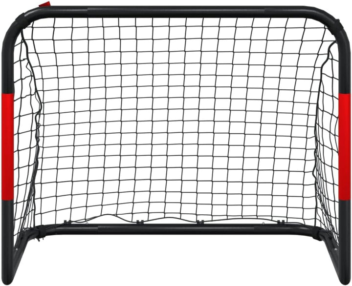Fussballtor 90x48x71 cm für Garten, Stahl Fussballtor mit Netz für Kinder und Erwachsene, Robustes T