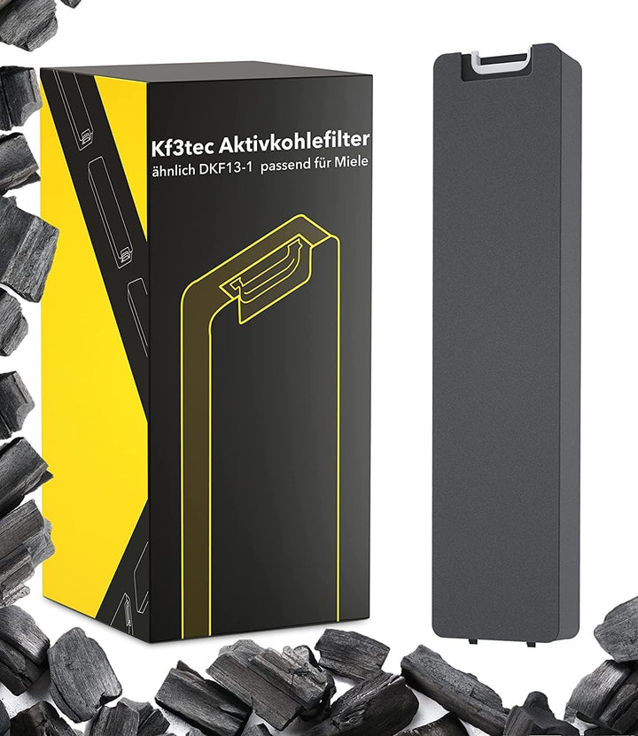 KF3TEC® Aktivkohlefilter ähnlich DKF13-1 bzw. 6485741, passend für Miele Dunstabzugshauben DA 3XXX z