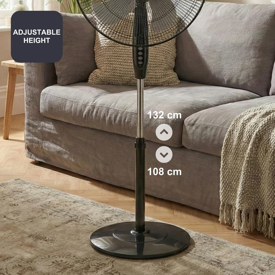 BLACK+DECKER - Standventilator 45 W | 3 Stufen | 40 cm (5 Flügel) | Oszillation | Höhenverstellbar 1