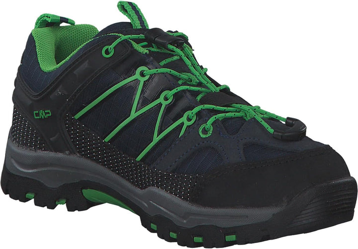 CMP Unisex Kinder Kids Rigel Low Trekking Shoes WpTrekking-Schuhe 28 EU B Blue Gecko, 28 EU B Blue G