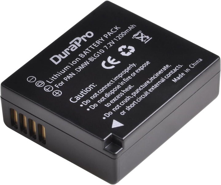 DuraPro 2Pcs DMW-BLE9 DMW-BLG10 Akku + LED USB Dual Ladegerät with Type c Port für Panasonic DMW-BLG