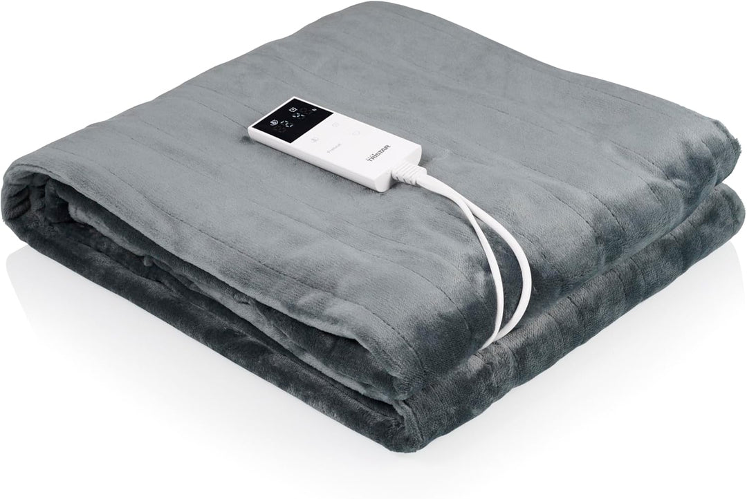 Tristar Elektrische Decke – 180 x 120 cm Fleece – Maschinenwaschbar – Einstellbarere Temperatur – Ab