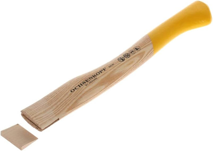 Ochsenkopf Ersatzstiel für Forstbeil, Stiel aus Eschenholz, 360 mm, 160 g, Kuhfuss, Forstwerkzeug, O