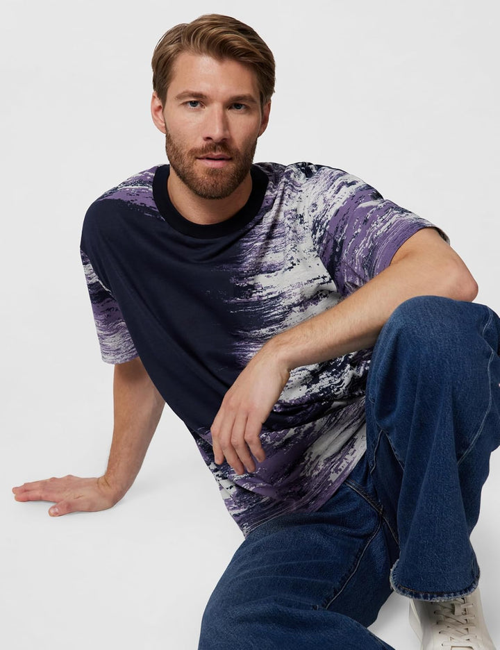 BOSS Herren Teglitchstitch L Dark Blue404, L Dark Blue404