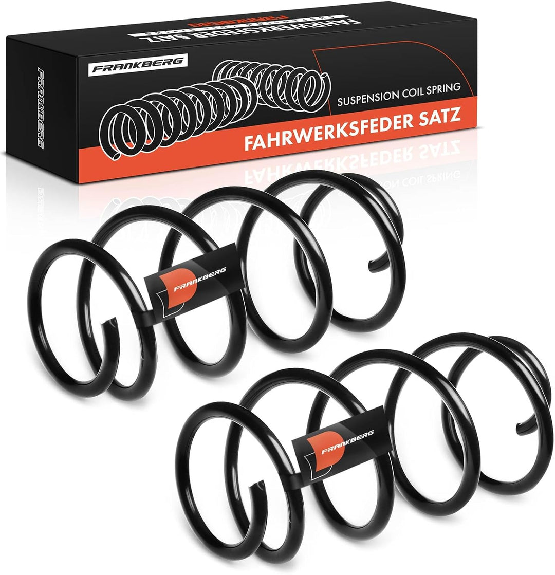 Frankberg 2x Federn Fahrwerksfeder Vorderachse Kompatibel mit O.c.t.a.v.i.a II 1Z3 1Z5 1.6L 1.8L 200