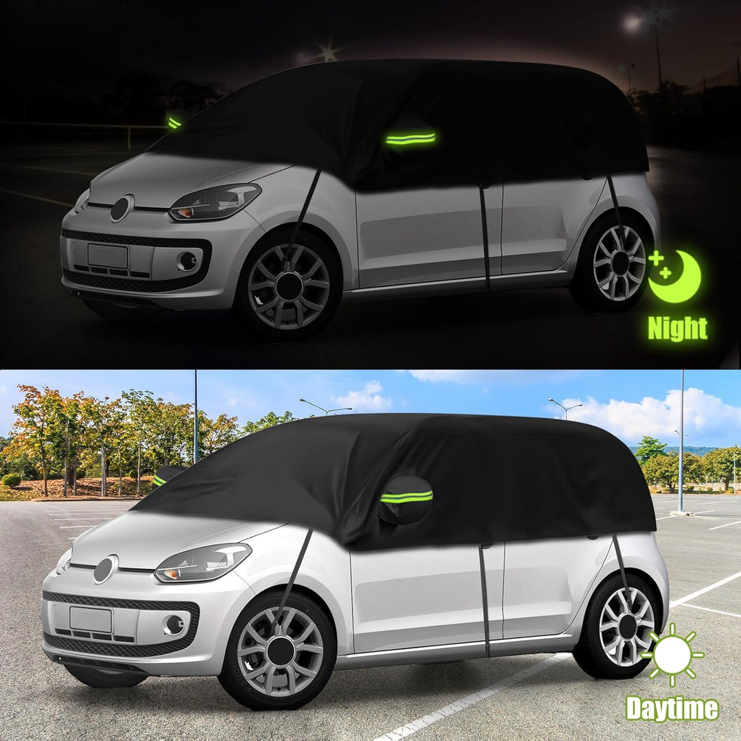 Autoabdeckung Wasserdicht Ersatz für VW UP/SEAT MII//Skoda Citigo 2011-2024, Halbgarage, Autohülle A