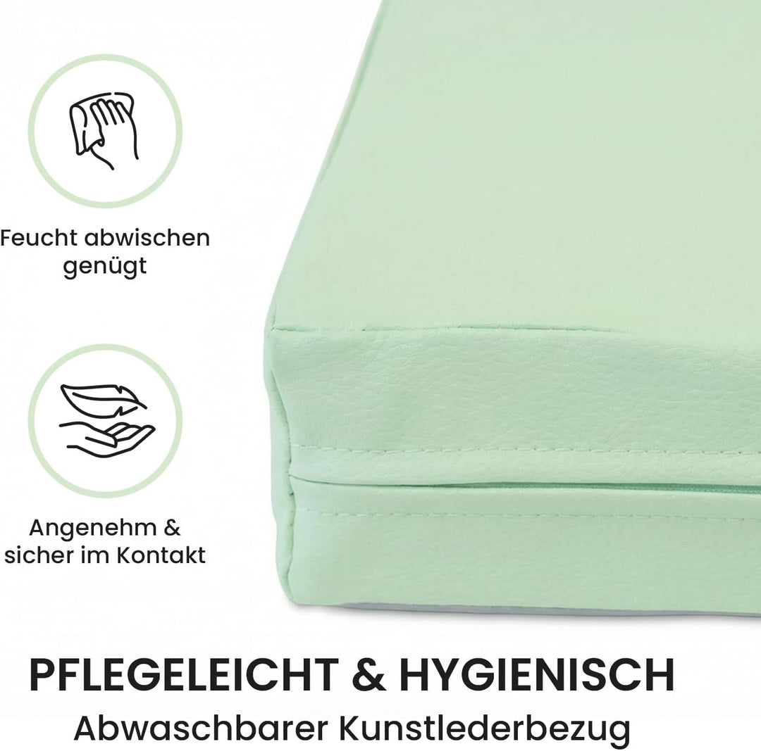 Jeflex - Weichbodenmatte & Turnmatte 100 x 70 x 8 cm MADE IN GERMANY/Gymnastikmatte tragbar/platzspa