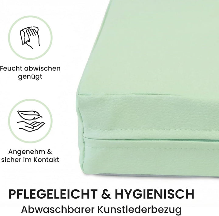 Jeflex - Weichbodenmatte & Turnmatte 100 x 70 x 8 cm MADE IN GERMANY/Gymnastikmatte tragbar/platzspa