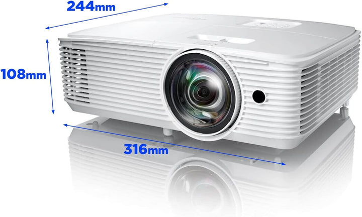 OPTOMA Videoprojektoren Marke Modell PROJEKTOR H117ST WXGA 3800L HDMI VGA USB Full 3D