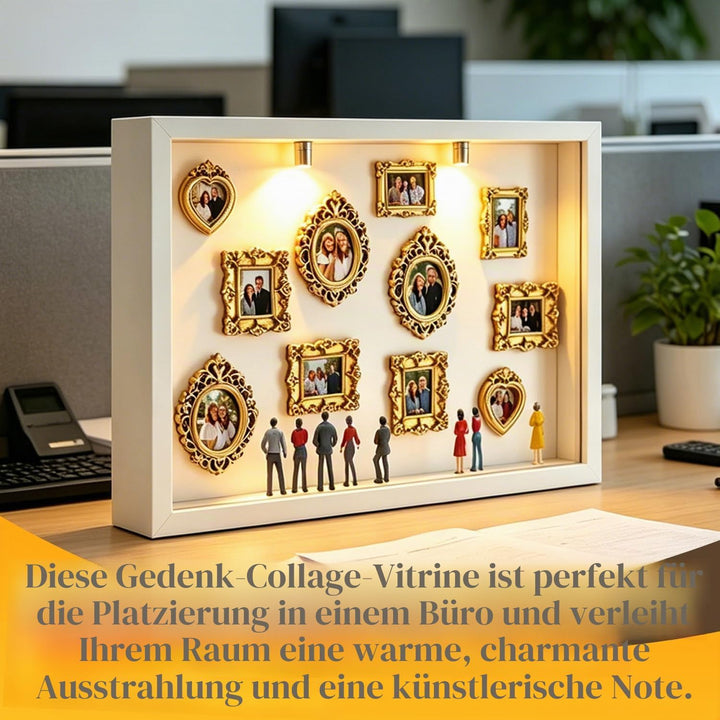 DIY Mini Museum Silhouettenbox mit Licht, Shadow Box Bilderrahmen Set, Museum of us, Foto Erinnerung