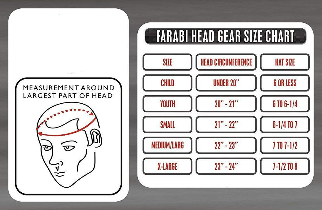 Farabi Boxing Headguard Safety Helmet MMA Training Pro Full Face, Cheek Protection Genuine Leather H